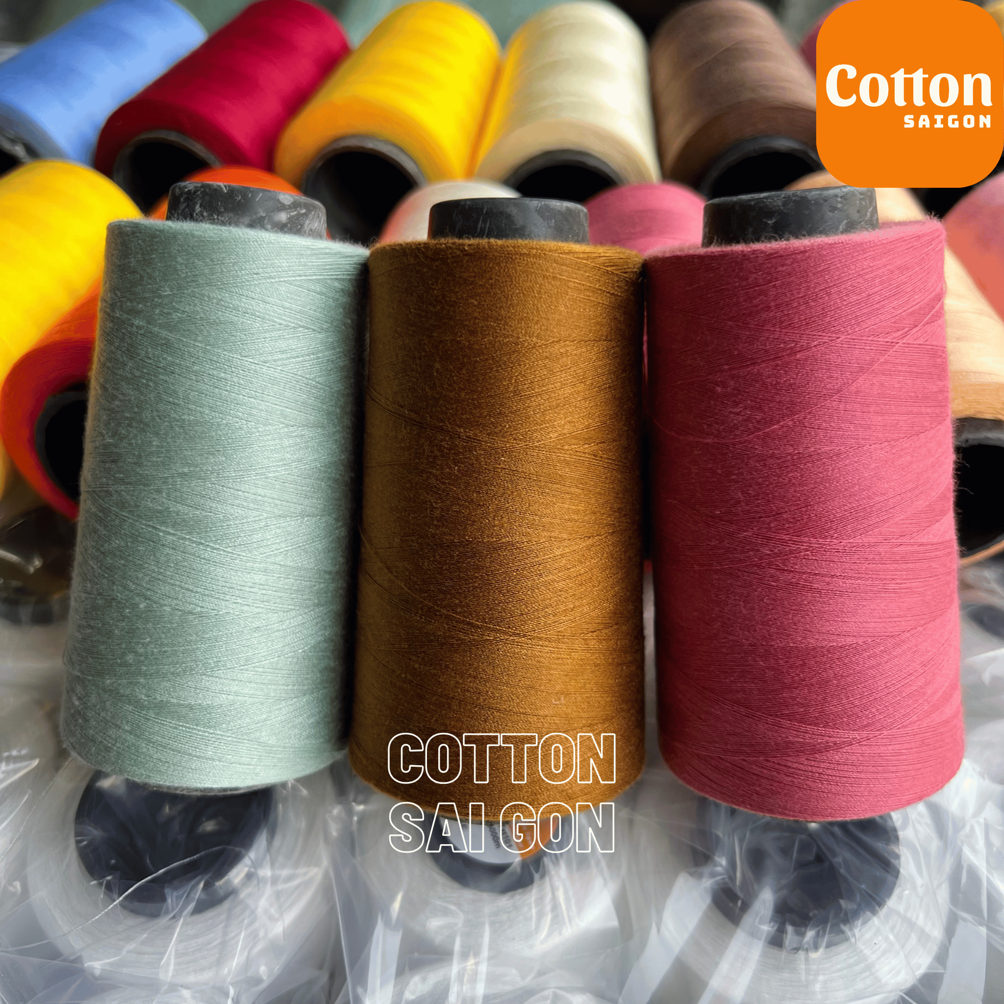 Chỉ may màu công nghiệp 40/2 - Ảnh 3