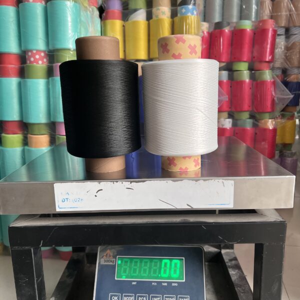 Tơ trắng đen 150 loại cuộn siêu lớn 1kg/ cuộn hàng loại 1 - Ảnh 10