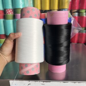 Tơ vắt sổ đen 150 hàng loại 1 ( 500gr/cuộn)